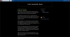 Desktop Screenshot of dangerrun.blogspot.com