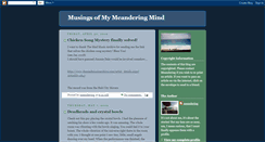 Desktop Screenshot of musingsofmymeanderingmind.blogspot.com