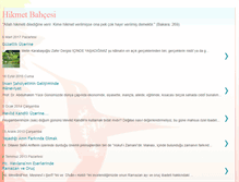 Tablet Screenshot of hikmetbahcesi.blogspot.com