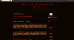 Desktop Screenshot of mightyjalapeno.blogspot.com