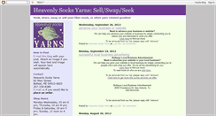 Desktop Screenshot of heavenlysocksyarns.blogspot.com