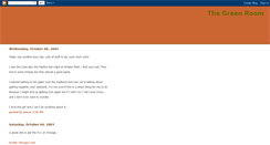 Desktop Screenshot of greenroom.blogspot.com
