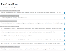 Tablet Screenshot of greenroom.blogspot.com