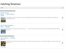 Tablet Screenshot of catchingtomorrow.blogspot.com