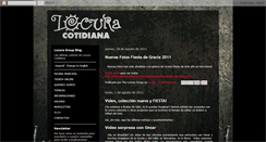 Desktop Screenshot of locura-cotidiana-sp.blogspot.com
