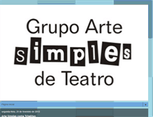 Tablet Screenshot of gruposimples.blogspot.com