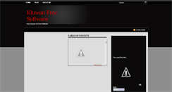 Desktop Screenshot of kluwanfreesoftware.blogspot.com