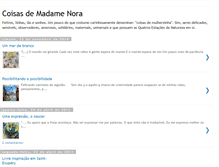 Tablet Screenshot of coisasdemadamenora.blogspot.com