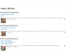 Tablet Screenshot of musicaldevine.blogspot.com