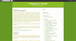 Desktop Screenshot of elblogdelaverdad.blogspot.com