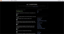 Desktop Screenshot of acchoppers.blogspot.com