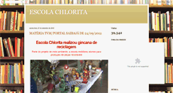 Desktop Screenshot of escolaestadualchlorita.blogspot.com