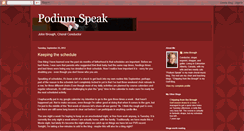 Desktop Screenshot of podiumspeak.blogspot.com