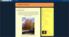 Desktop Screenshot of boulderfallcolors.blogspot.com