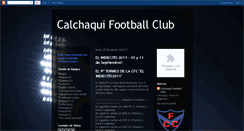 Desktop Screenshot of calchaquifootballclub.blogspot.com