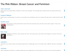 Tablet Screenshot of feminismandthepinkribbon.blogspot.com