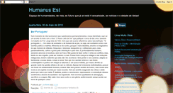 Desktop Screenshot of manifestishumanus.blogspot.com