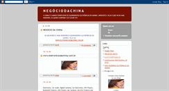 Desktop Screenshot of negociodachina.blogspot.com