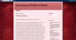 Desktop Screenshot of learningtowalkinheels2011.blogspot.com