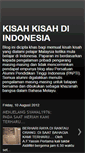 Mobile Screenshot of kisahkisahdiindonesia.blogspot.com