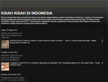 Tablet Screenshot of kisahkisahdiindonesia.blogspot.com