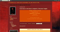 Desktop Screenshot of gregcolesdanceanddrum.blogspot.com