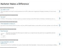 Tablet Screenshot of marketermakesadifference.blogspot.com
