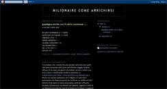 Desktop Screenshot of milionairecomearrichirsi.blogspot.com