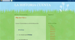 Desktop Screenshot of lahistoriacuenta.blogspot.com