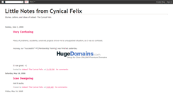 Desktop Screenshot of cynicalfelix.blogspot.com