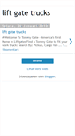 Mobile Screenshot of lift-gate-trucks.blogspot.com