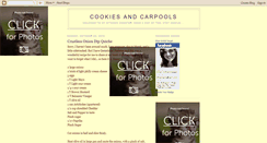 Desktop Screenshot of cookiesandcarpools.blogspot.com