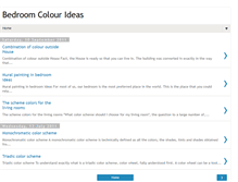Tablet Screenshot of bedroomcolourideas.blogspot.com