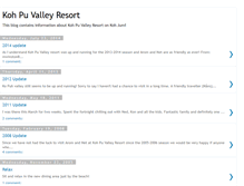 Tablet Screenshot of kohpuvalleyresort.blogspot.com