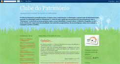 Desktop Screenshot of clubedopatrimonioaver.blogspot.com