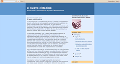 Desktop Screenshot of nuovocittadino.blogspot.com