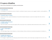 Tablet Screenshot of nuovocittadino.blogspot.com
