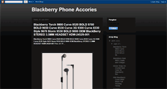 Desktop Screenshot of blackberryphoneaccories.blogspot.com