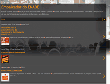 Tablet Screenshot of embaixadordoenade.blogspot.com