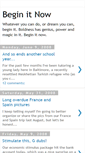 Mobile Screenshot of beginitnow.blogspot.com