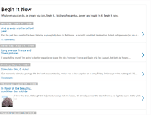Tablet Screenshot of beginitnow.blogspot.com