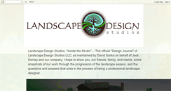 Desktop Screenshot of landscapedesignstudios.blogspot.com