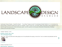 Tablet Screenshot of landscapedesignstudios.blogspot.com