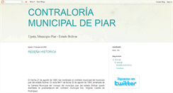 Desktop Screenshot of contraloriamunicipaldepiar.blogspot.com