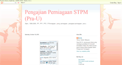 Desktop Screenshot of pengajianperniagaanprau.blogspot.com