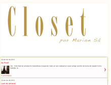 Tablet Screenshot of closetma.blogspot.com