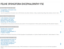 Tablet Screenshot of felinespongiformencephalopathyfse.blogspot.com