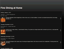Tablet Screenshot of finediningathome.blogspot.com