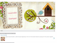 Tablet Screenshot of lavender-stamper.blogspot.com