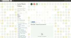 Desktop Screenshot of latestmusicvideos.blogspot.com